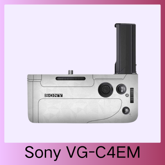 Grip Sony  VG-C4EM  - Pele câmera, adesivo câmera - com alta resistência a arranhões, à prova d'água e com design elegante.